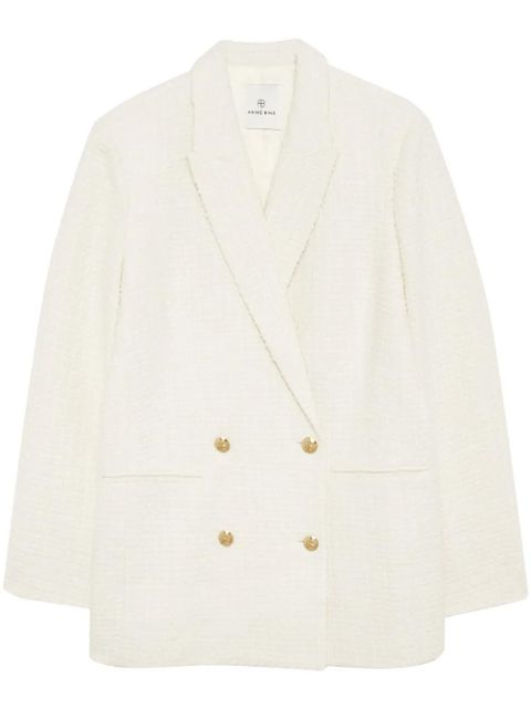 ANINE BING Jasmine double-breasted blazer - Neutrals - zdjęcie produktu nr 1