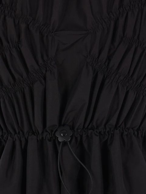 Cecilie Bahnsen smocked midi dress - Black