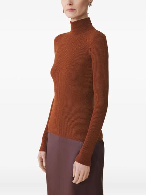 Lanvin ribbed turtleneck sweater - Orange - zdjęcie produktu nr 1