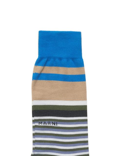 Marni striped socks - Blue - zdjęcie produktu nr 2