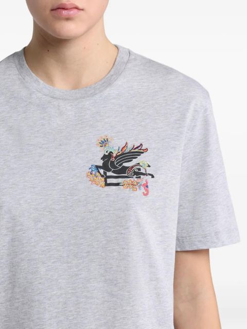 ETRO Pegaso-motif T-shirt - Grey
