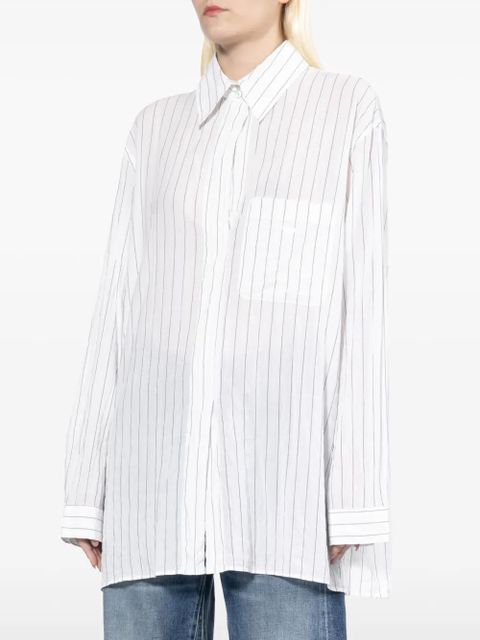 OUR LEGACY x Emporio Armani Grazia striped shirt - Neutrals