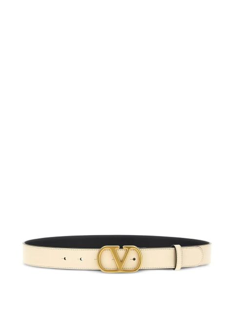Valentino Garavani 30mm VLogo Signature belt - Neutrals - zdjęcie produktu nr 1