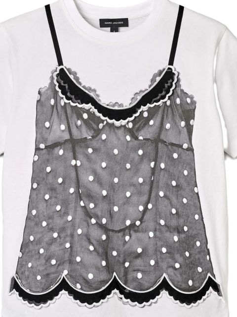 Marc Jacobs trompe L'oeil round-neck T-shirt - White