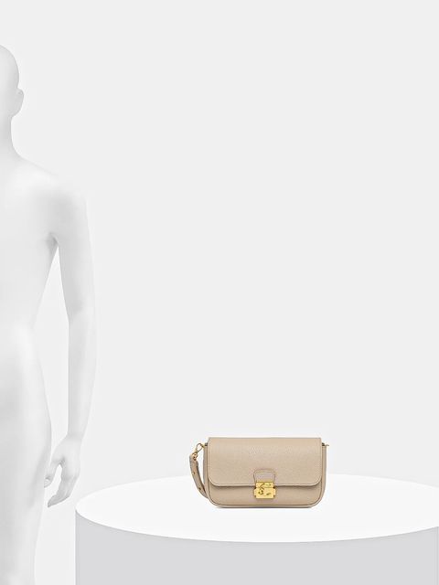 Coccinelle torebka skórzana kolor beżowy E5 U4K 52 01 01