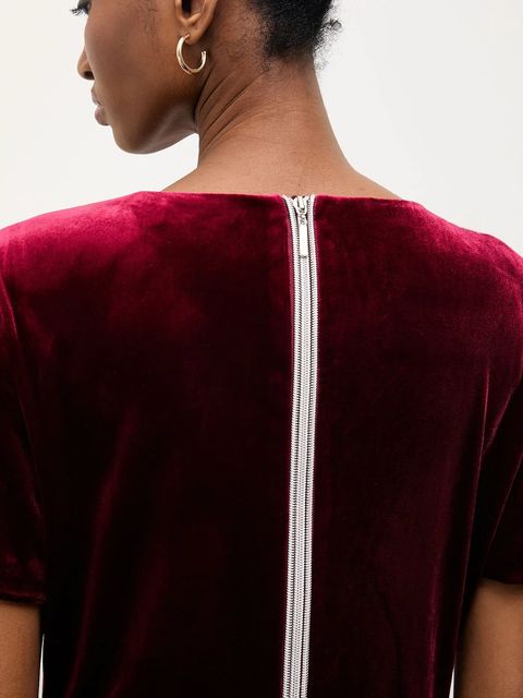 Answear.LAB sukienka kolor bordowy mini dopasowana