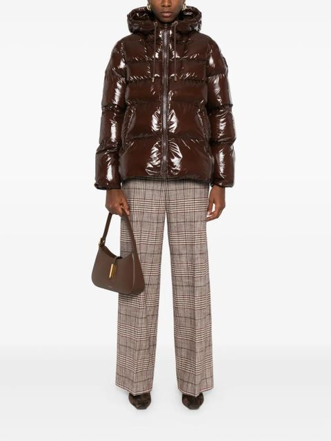 PINKO hooded quilted jacket - Brown