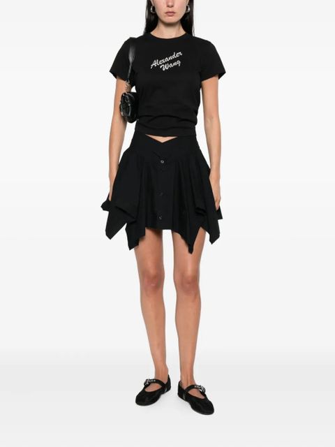 Alexander Wang asymmetric skirt - Black