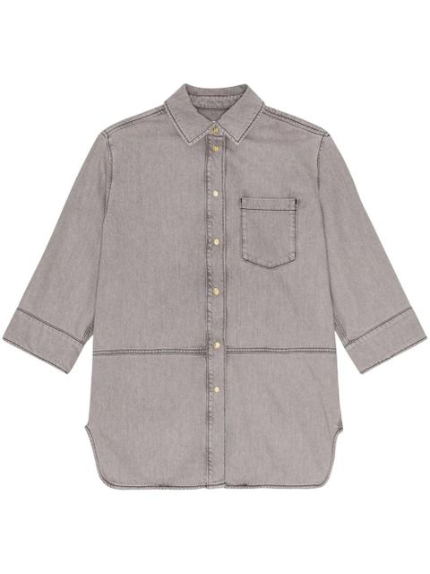 GANNI denim shirt - Grey - zdjęcie produktu nr 1