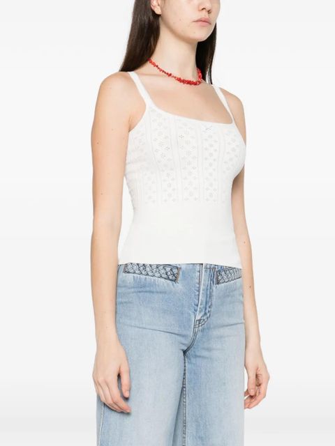 JW Anderson ribbed-knit tank top - White