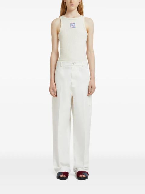 Marni cargo-pocket trousers - White