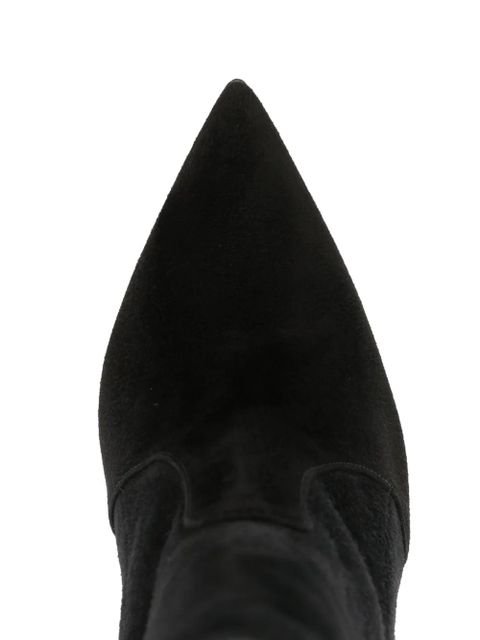 Casadei Blade 125mm leather ankle boots - Black