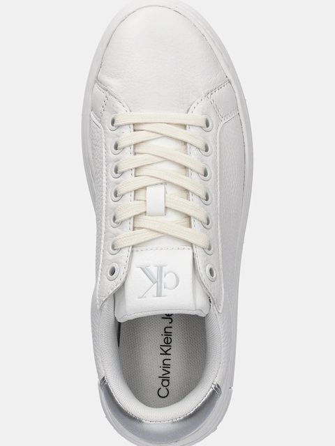 Calvin Klein Jeans sneakersy skórzane BOLD FLATF LOW MIX OHB