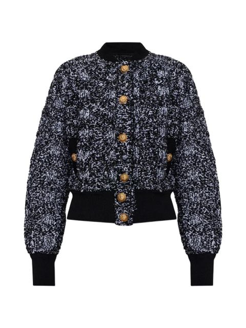 Balmain button tweed jacket - Black - zdjęcie produktu nr 1