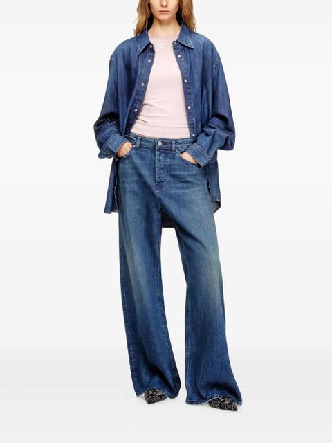 Diesel logo crew neck t-shirt - Pink