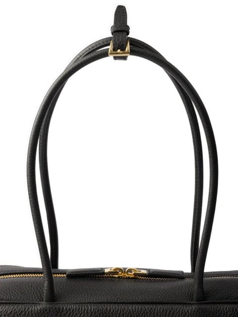 Prada large leather tote bag - Black