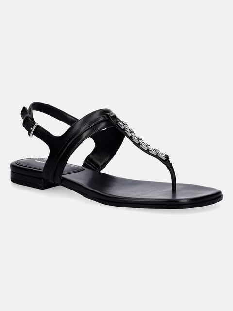 MICHAEL Michael Kors sandały na płaskim obcasie damskie skórzane Marcia Thong Sandal - zdjęcie produktu nr 2