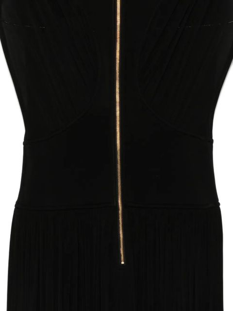 ZIMMERMANN pleated-skirt sleeveless midi dress - Black