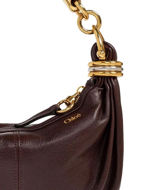 Chloé mini Bracelet leather shoulder bag - Brown