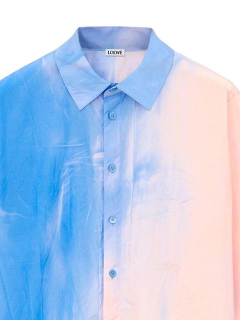 LOEWE gradient-effect long-sleeved shirt - Blue - zdjęcie produktu nr 2