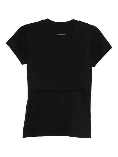 MM6 Maison Margiela cotton T-shirt - Black - zdjęcie produktu nr 2
