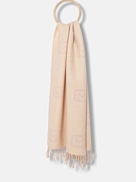 Marella szalik damski kolor różowy wzorzysty 2523546046200 - zdjęcie produktu nr 1