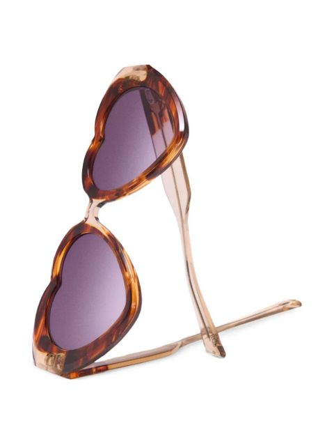 Maje Heart sunglasses - Brown