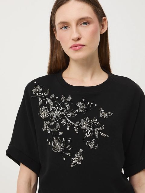 Medicine t-shirt damski kolor czarny - zdjęcie produktu nr 1