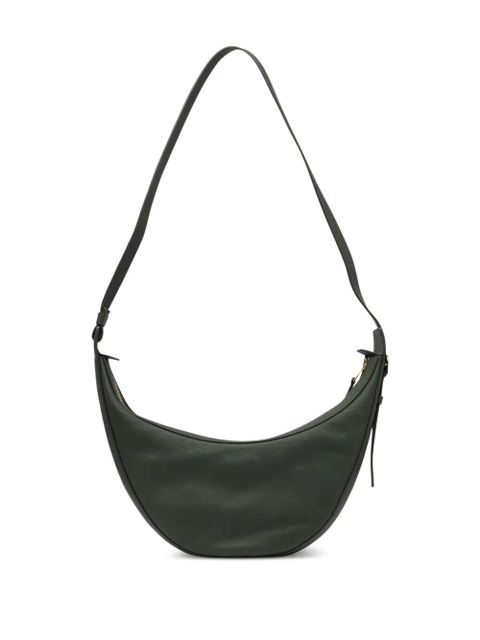 KHAITE Small Augustina crescent leather cross body bag - Green - zdjęcie produktu nr 2
