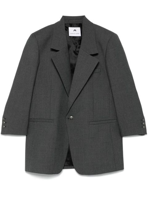 Marine Serre tailored blazer - Grey - zdjęcie produktu nr 1