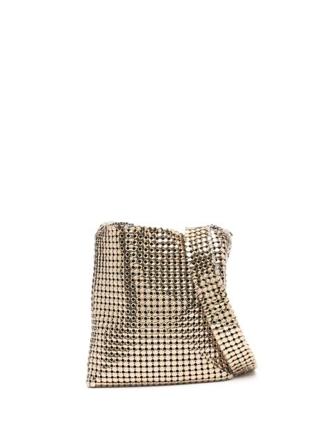 Rabanne Square Pixel metallic-mesh shoulder bag - Gold - zdjęcie produktu nr 1