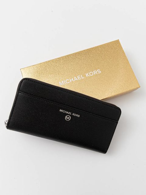 MICHAEL Michael Kors portfel skórzany damski kolor czarny 32R3ST9E3L