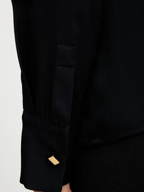 Marciano by Guess bluzka ANITA damska kolor czarny gładka 5YGH14 7356A