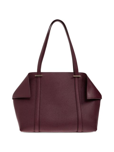 Ferragamo grainy leather tote bag - Red
