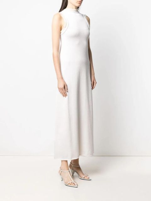 Jil Sander fine knit sleeveless dress - Neutrals