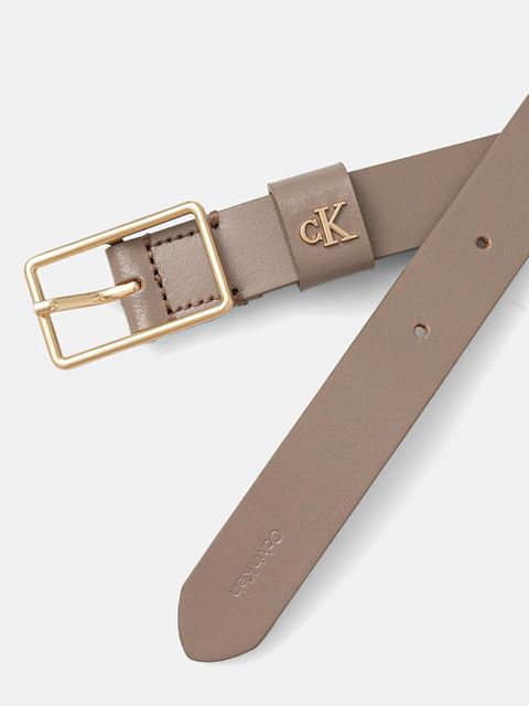 Calvin Klein pasek skórzany damski kolor beżowy LV04F7050G - zdjęcie produktu nr 2