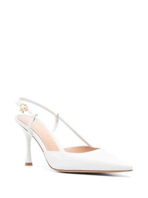 Gianvito Rossi Ascent 85mm slingback pumps - White
