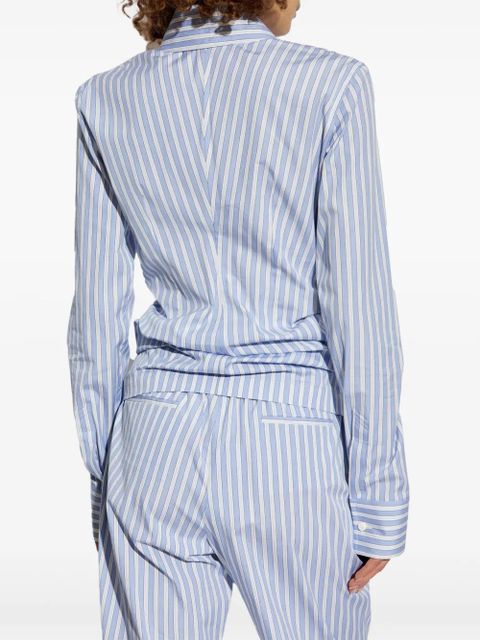The Attico striped shirt - Blue