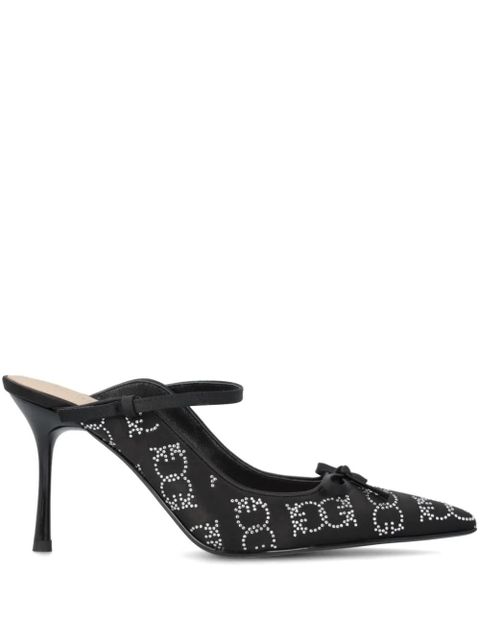 PINKO crystal-embellished mules - Black - zdjęcie produktu nr 1