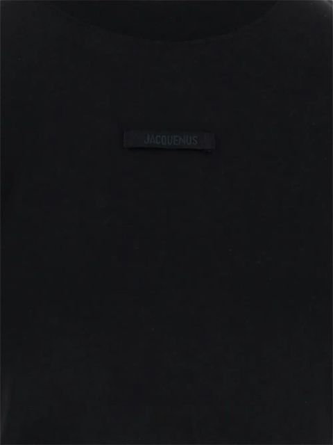 Jacquemus The Gros Grain logo-detail crewneck t-shirt - Black