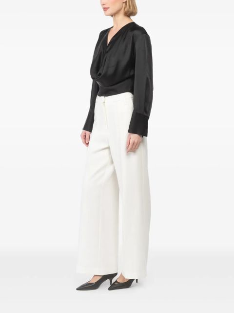 Blumarine draped blouse - Black