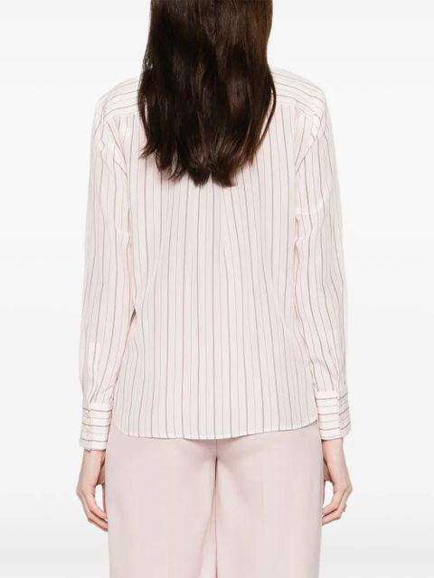 Max Mara Flirt striped long-sleeved shirt - White - zdjęcie produktu nr 2