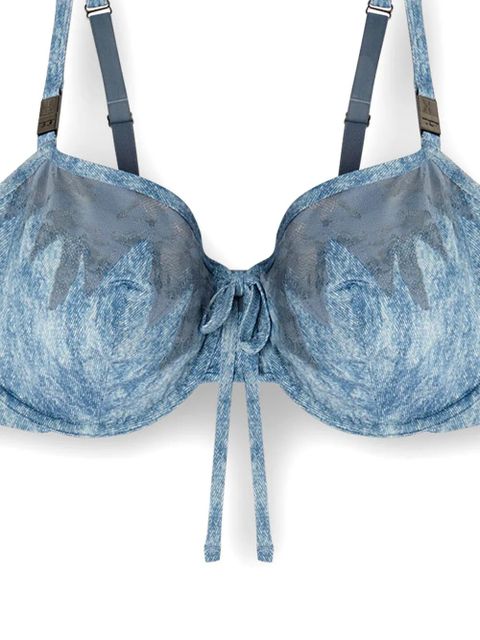 Diesel x Savage x Fenty balconette bra - Blue
