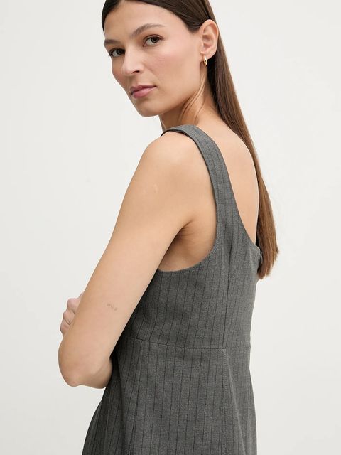 Marc O'Polo sukienka kolor szary mini rozkloszowana 5000007445