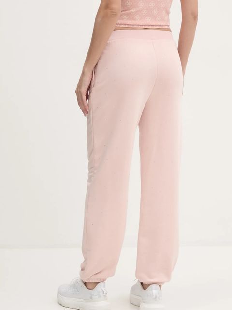 Guess spodnie dresowe RHINESTONES