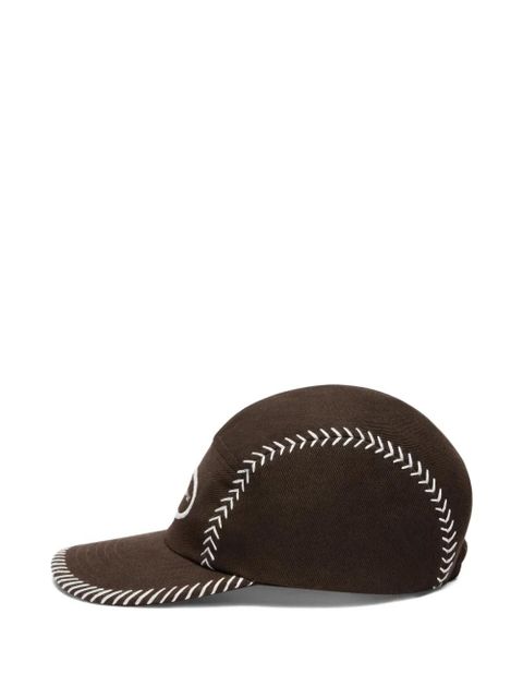 Jacquemus Casco baseball cap - Brown - zdjęcie produktu nr 2