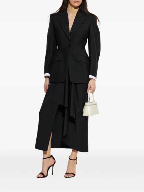Givenchy draped midi skirt - Black - zdjęcie produktu nr 2