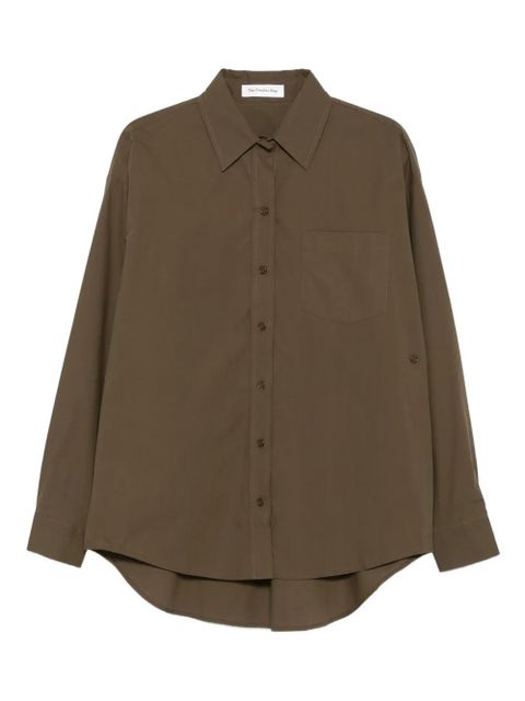 The Frankie Shop button-down chest-pocket shirt - Green - zdjęcie produktu nr 1
