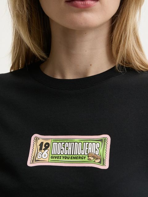 Moschino Jeans t-shirt bawełniany