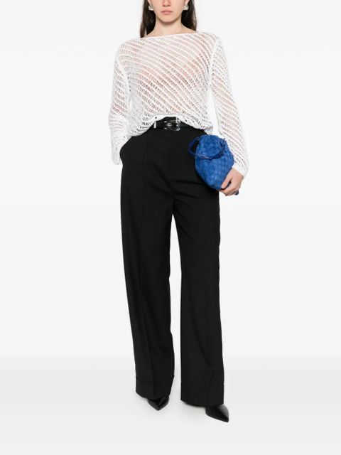 PINKO open-knit sweater - White - zdjęcie produktu nr 2